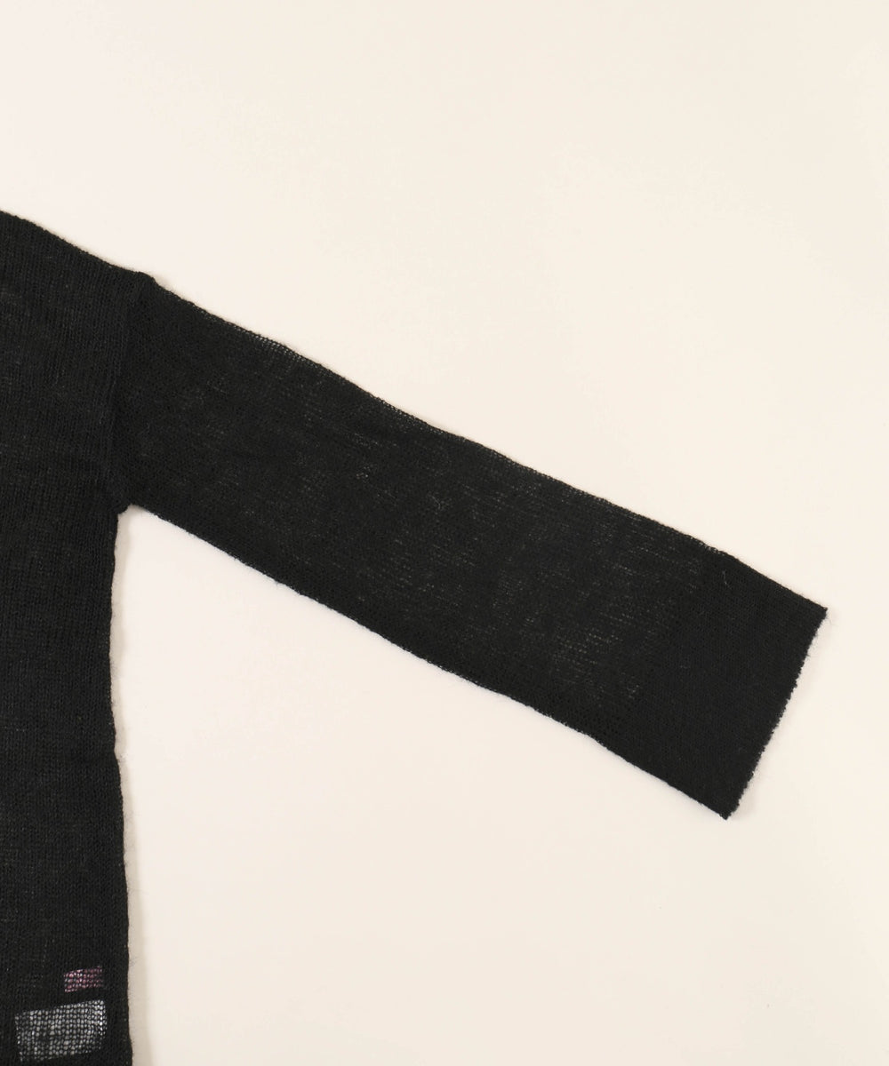 ルーズメッシュニット