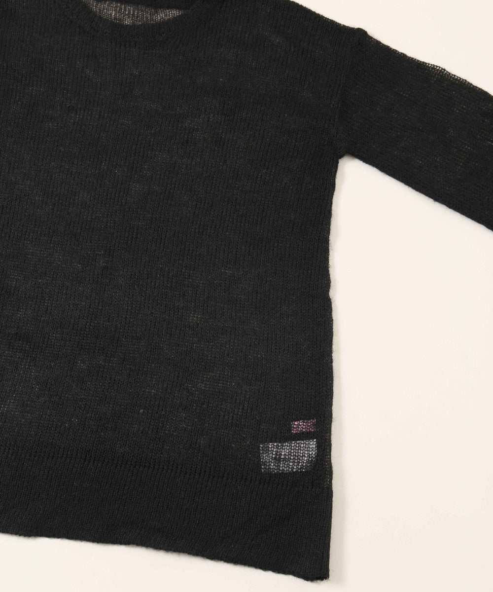 ルーズメッシュニット