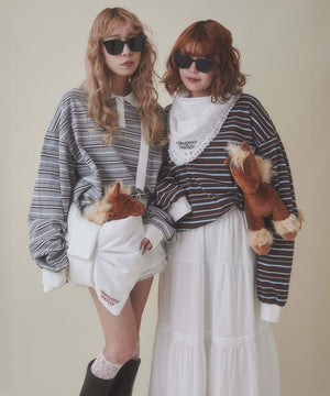 マルチボーダービッグポロシャツ