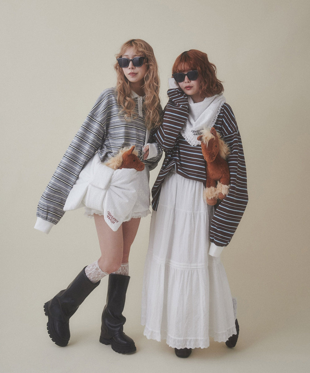 マルチボーダービッグポロシャツ