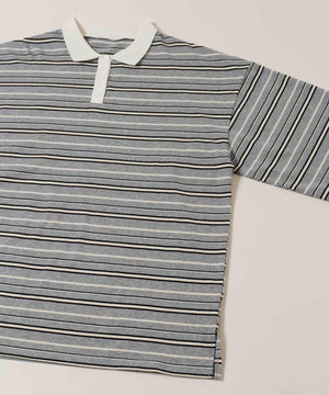 マルチボーダービッグポロシャツ