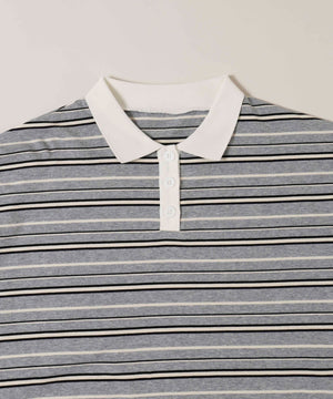 マルチボーダービッグポロシャツ