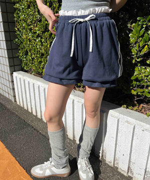 レースラインバルーンショートパンツ