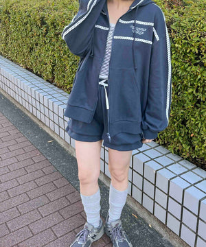 レースラインバルーンショートパンツ