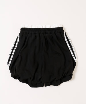 レースラインバルーンショートパンツ
