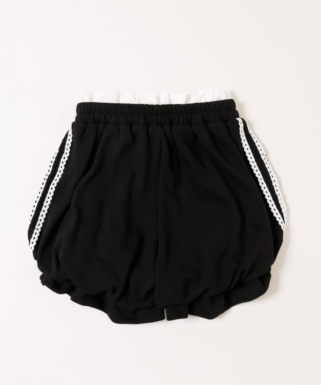 レースラインバルーンショートパンツ