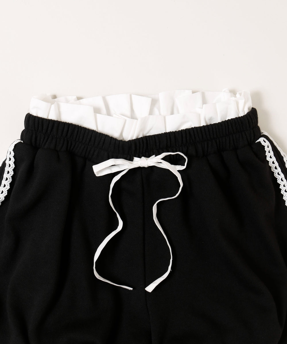 レースラインバルーンショートパンツ