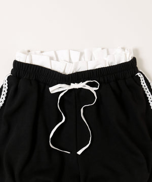 レースラインバルーンショートパンツ