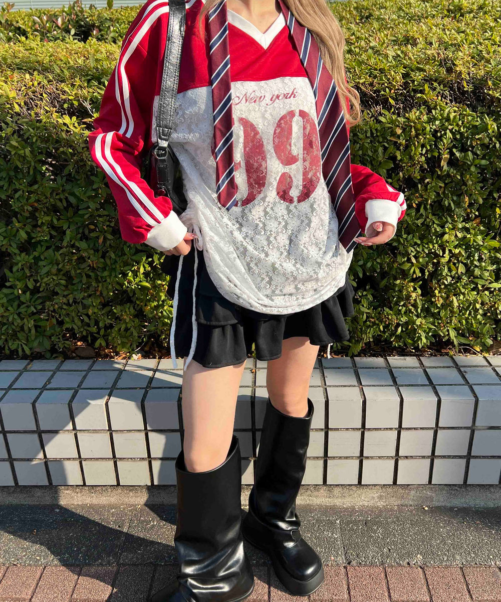 レッド モデル：160㎝ F着用