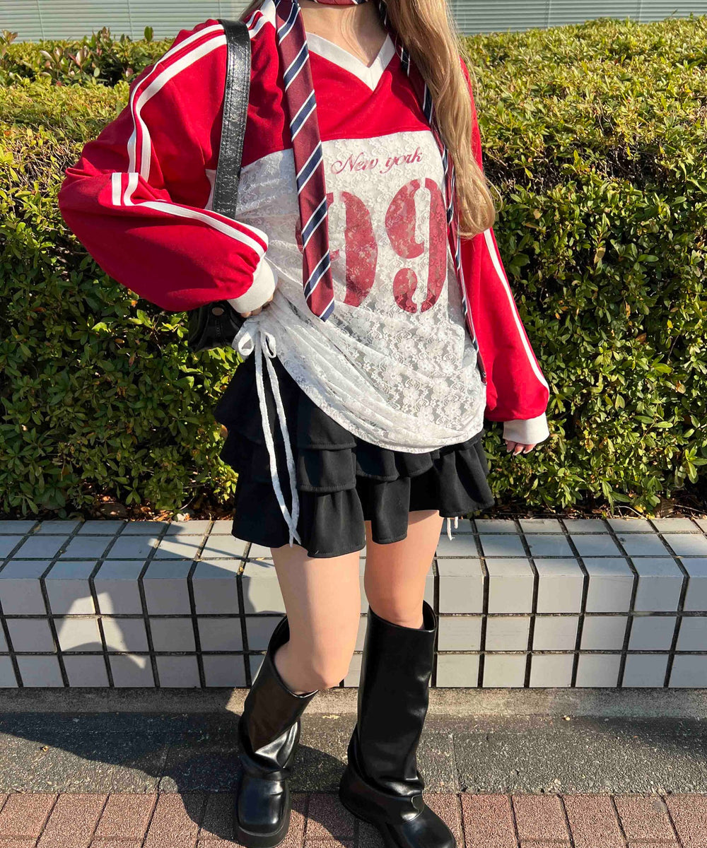 レッド モデル：160㎝ F着用