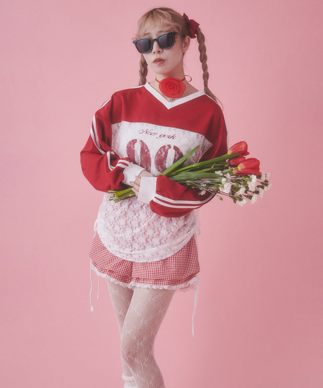 レッド モデル：160㎝ F着用