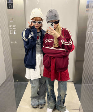 レースライントラックジャケット