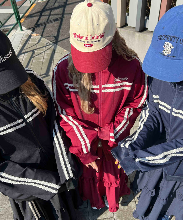 レースライントラックジャケット