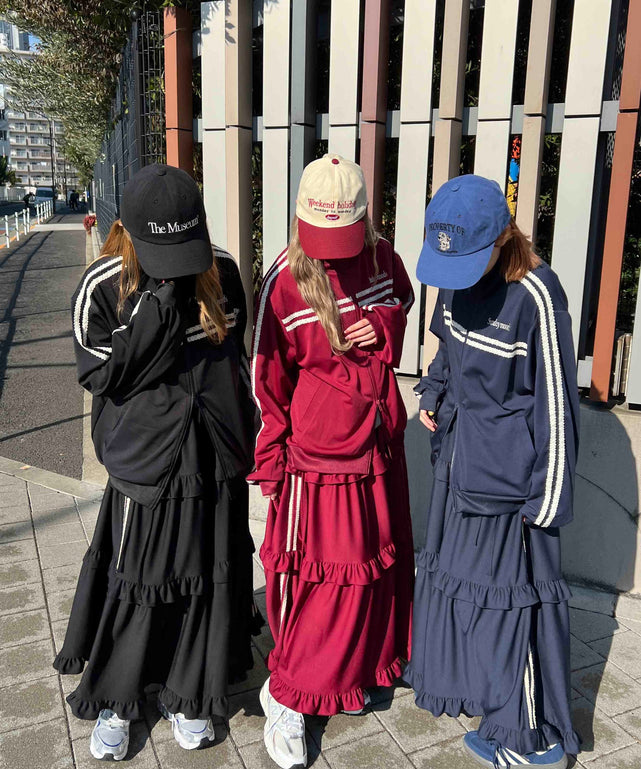 レースライントラックジャケット