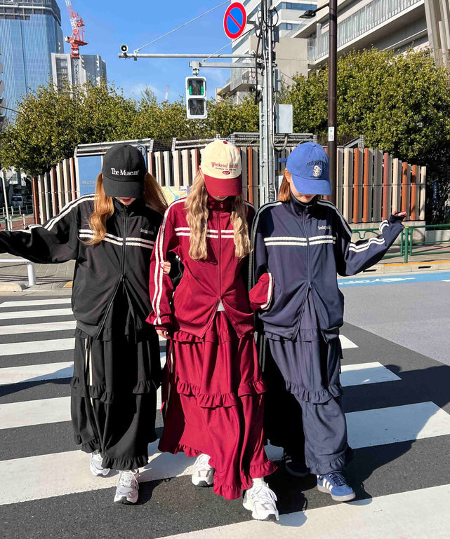 レースライントラックジャケット