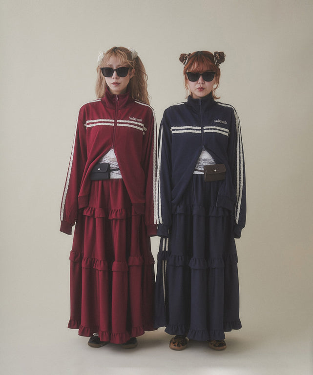 レースライントラックジャケット