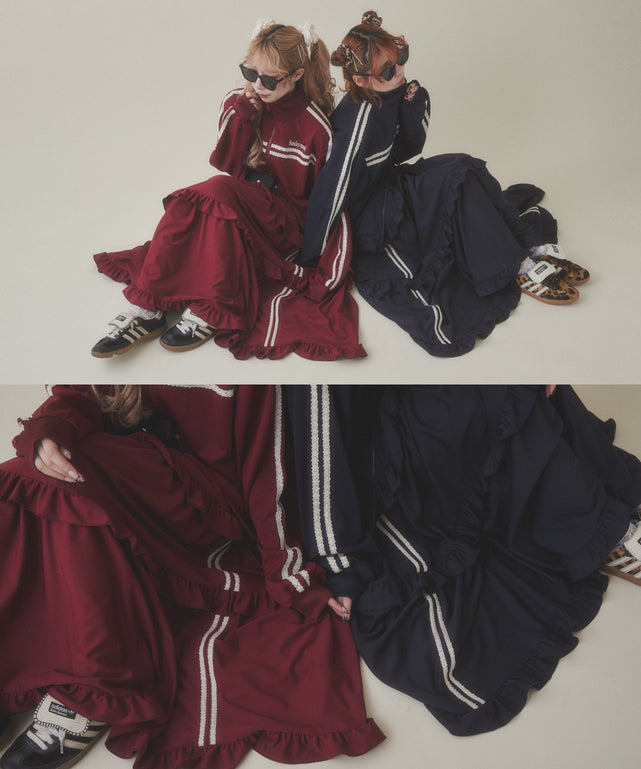 レースライントラックジャケット