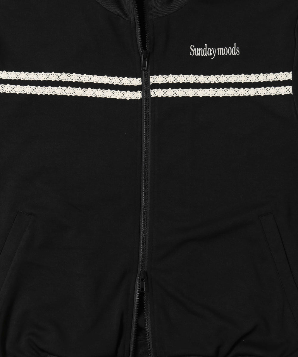 レースライントラックジャケット