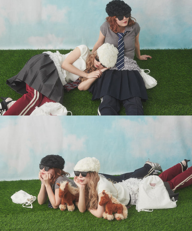 レースライントラックパンツ