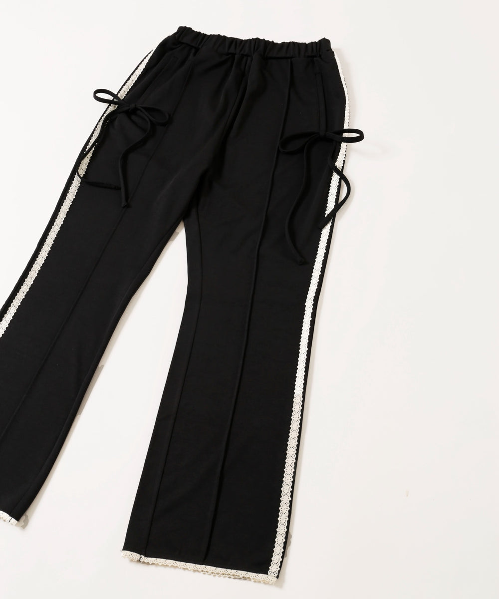 レースライントラックパンツ
