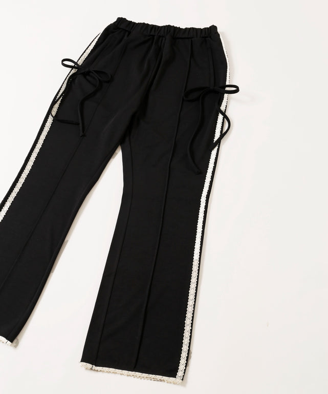 レースライントラックパンツ