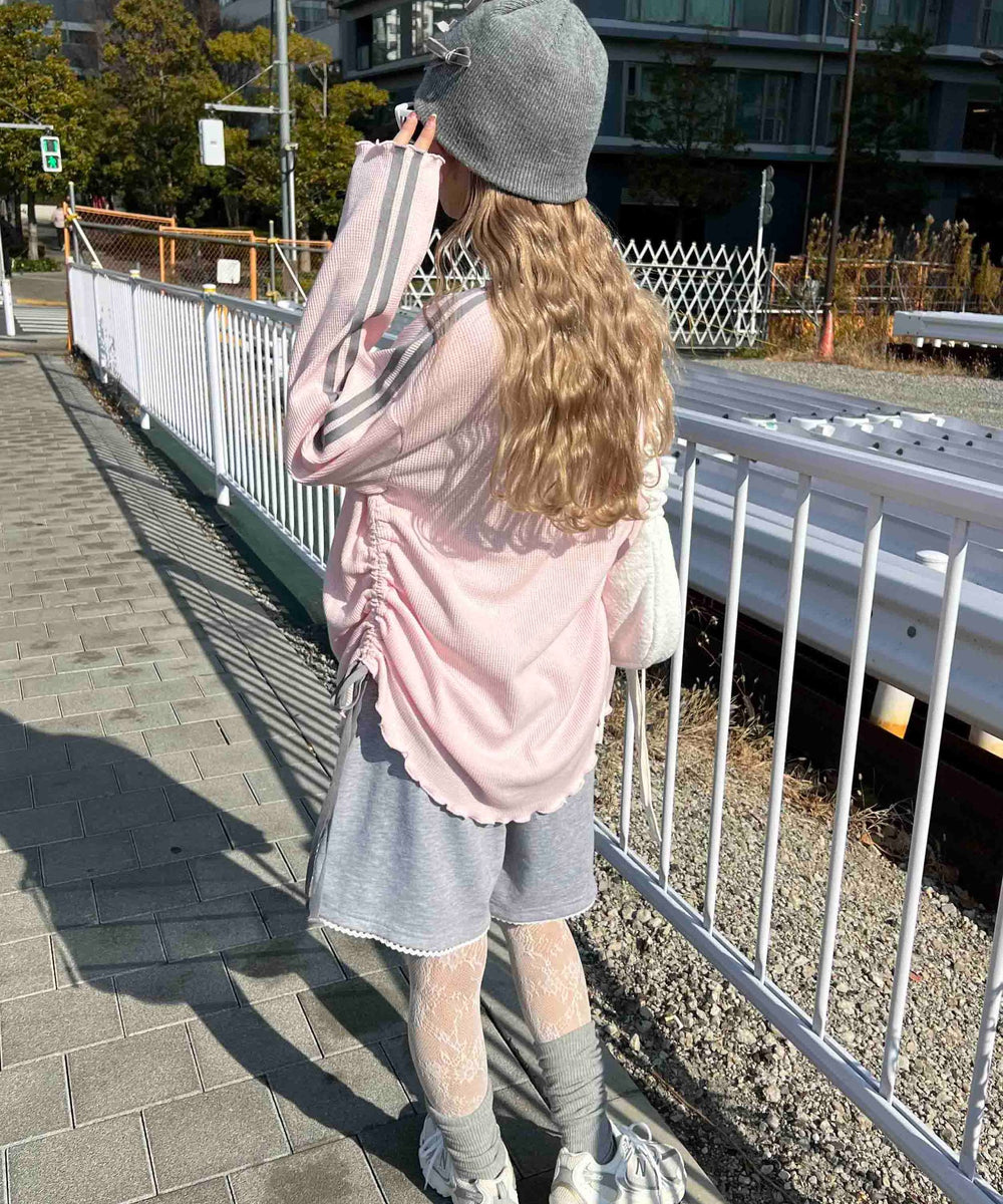 ピンク モデル：160㎝ F着用