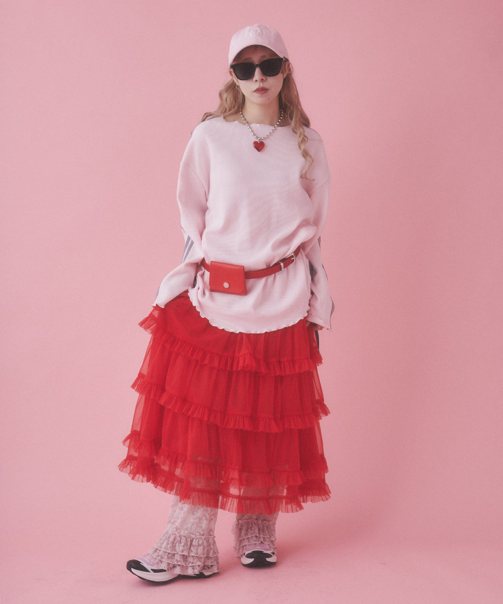 ピンク モデル：160㎝ F着用