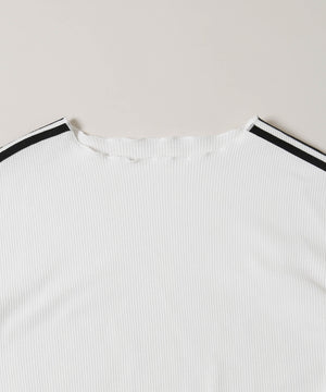 サイドドロスト2ラインワッフルロンT