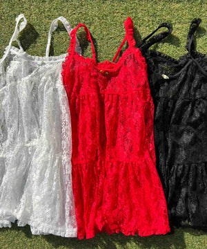 ローズポイントレースミニワンピース