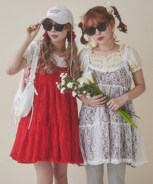 ローズポイントレースミニワンピース