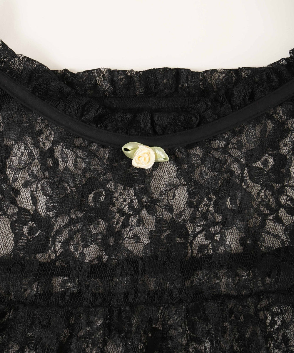 ローズポイントレースミニワンピース