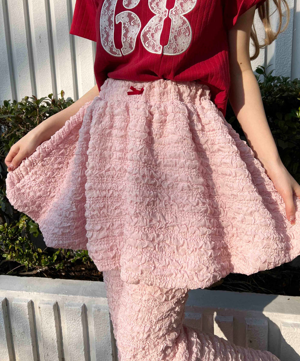 ピンク モデル：160㎝ F着用