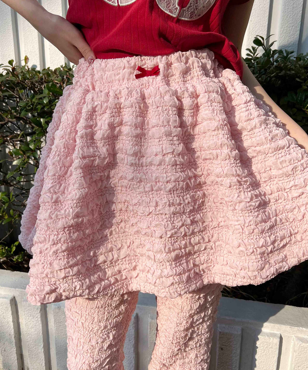 ピンク モデル：160㎝ F着用