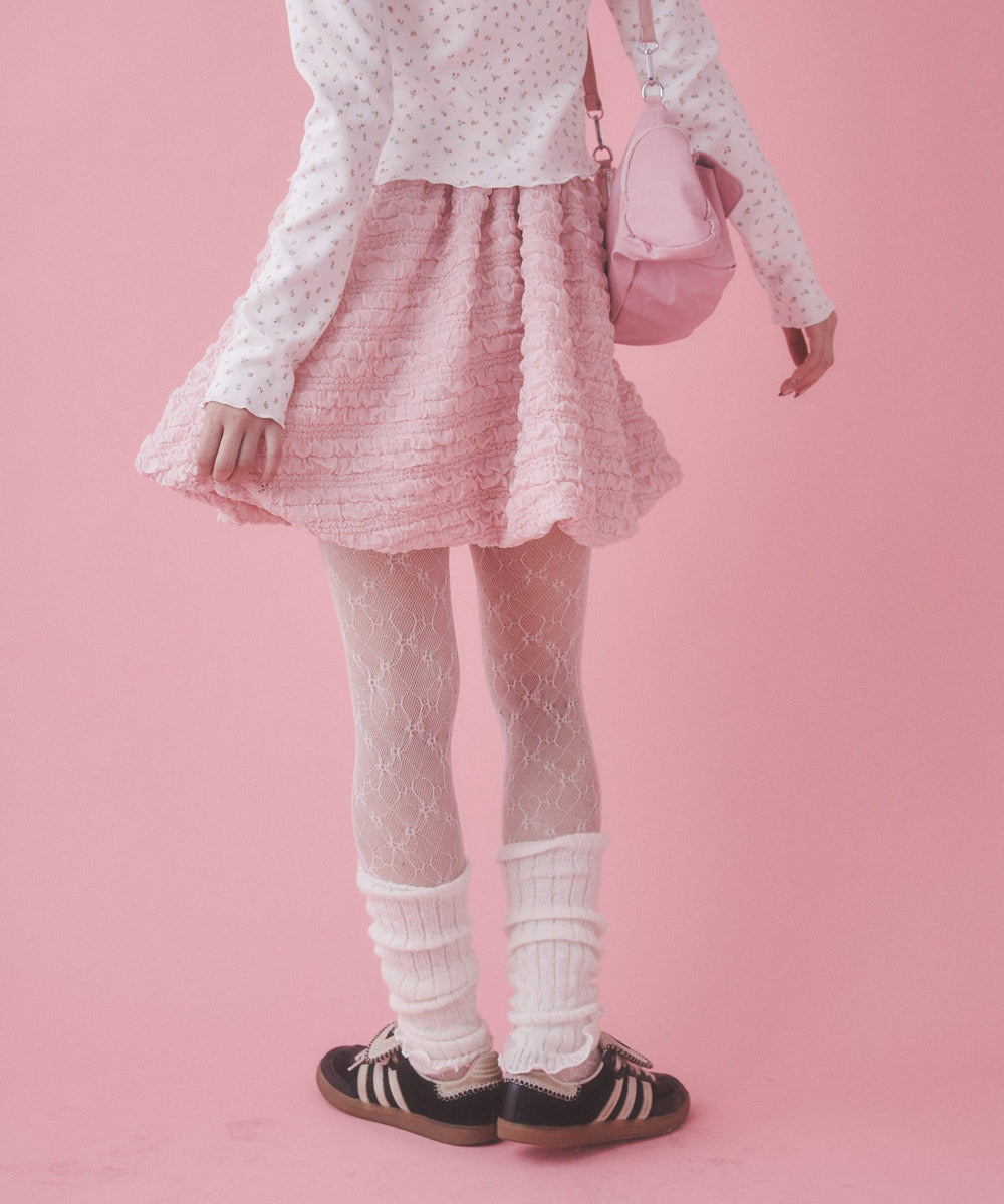 ピンク モデル：160㎝ F着用