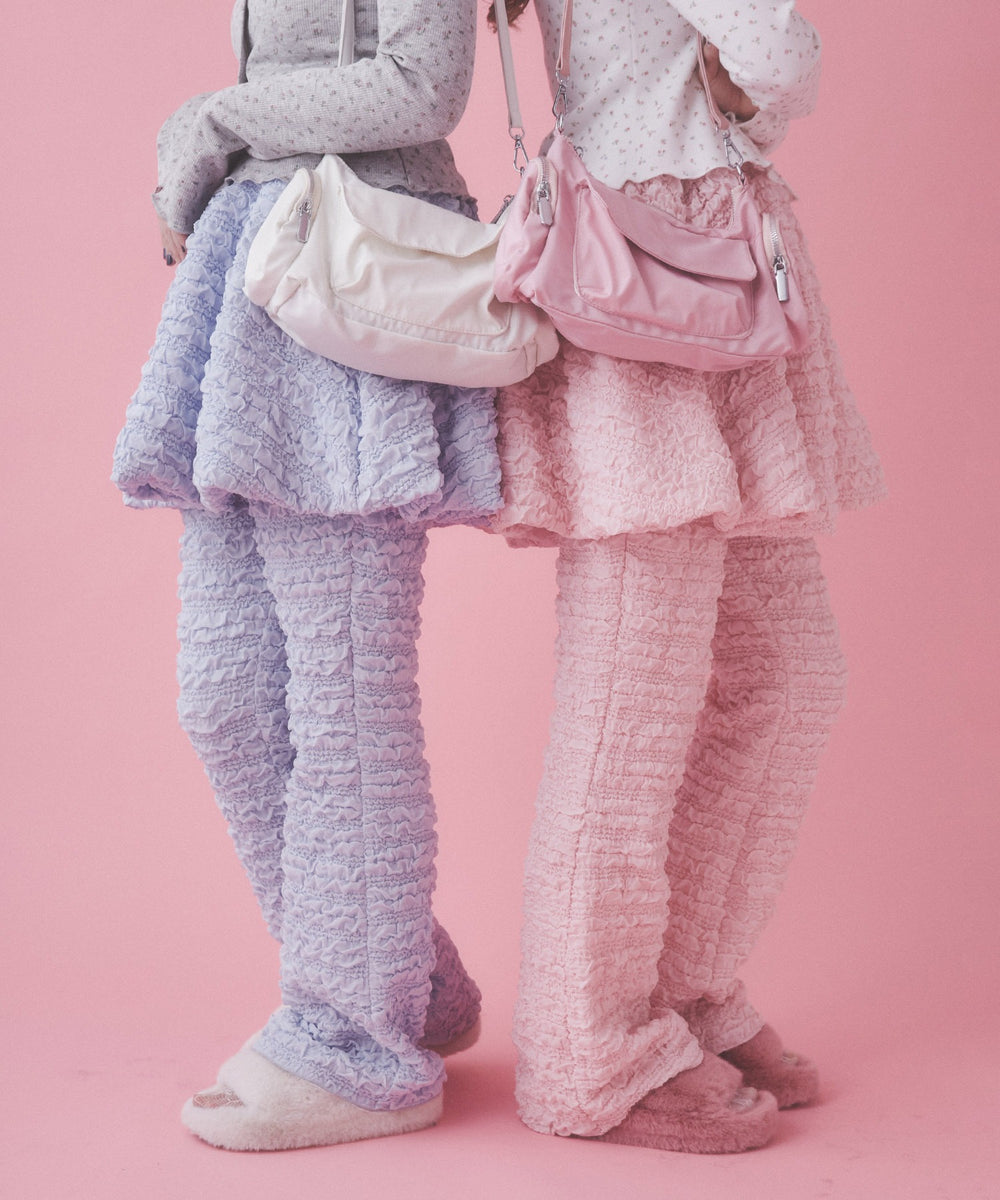 クリンクルバルーンスカート