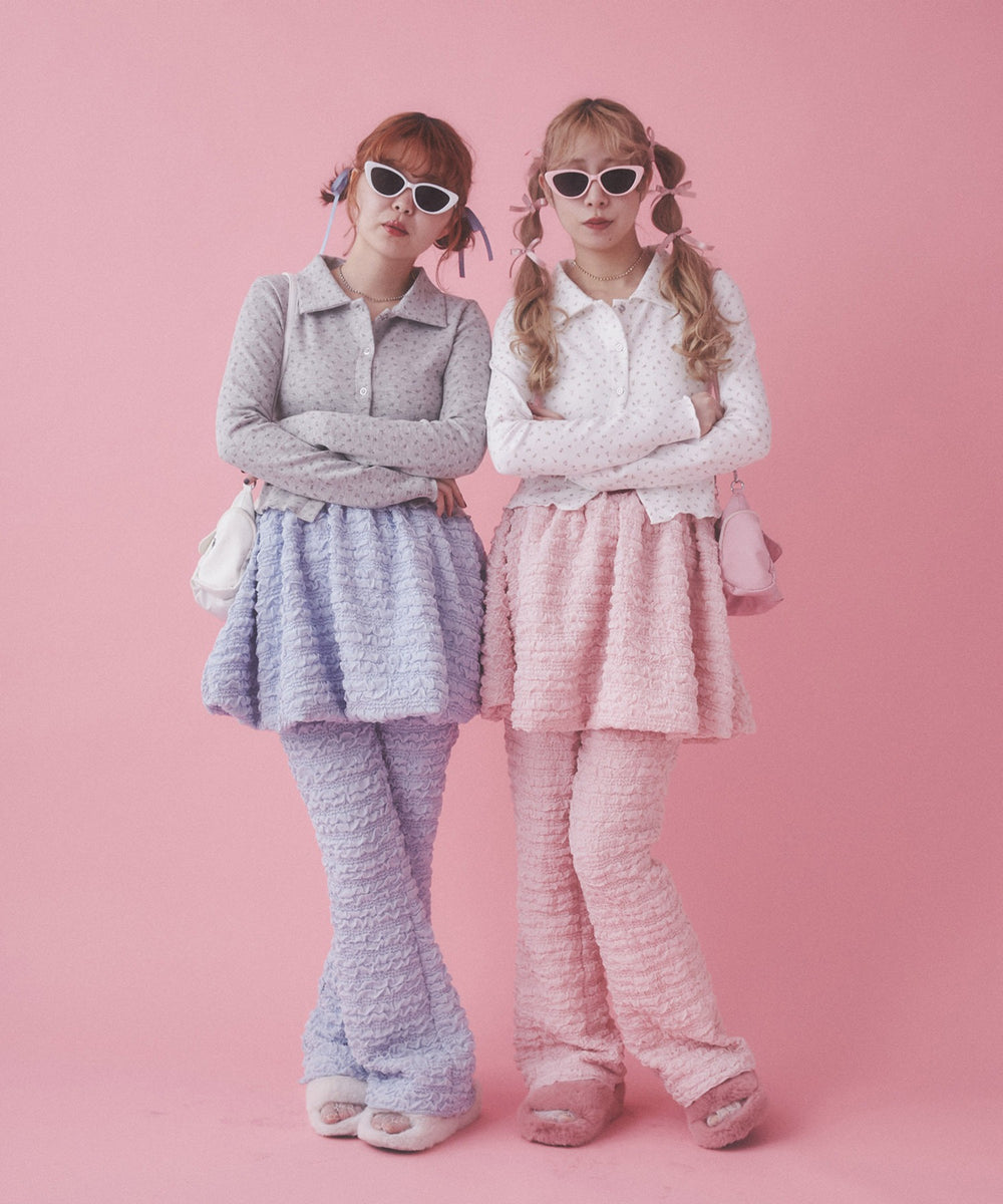 クリンクルバルーンスカート