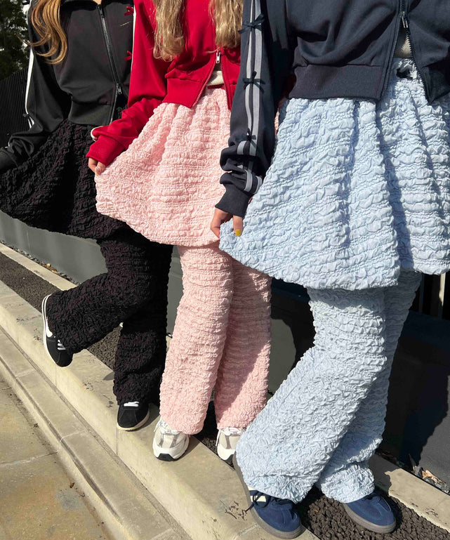 クリンクルフレアパンツ