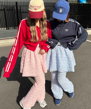 クリンクルフレアパンツ