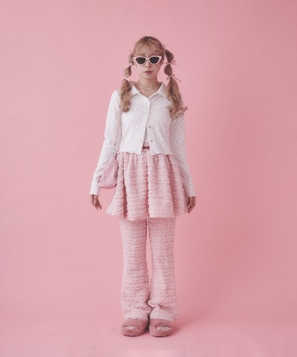 ピンク モデル：160㎝ F着用