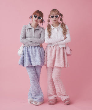 クリンクルフレアパンツ