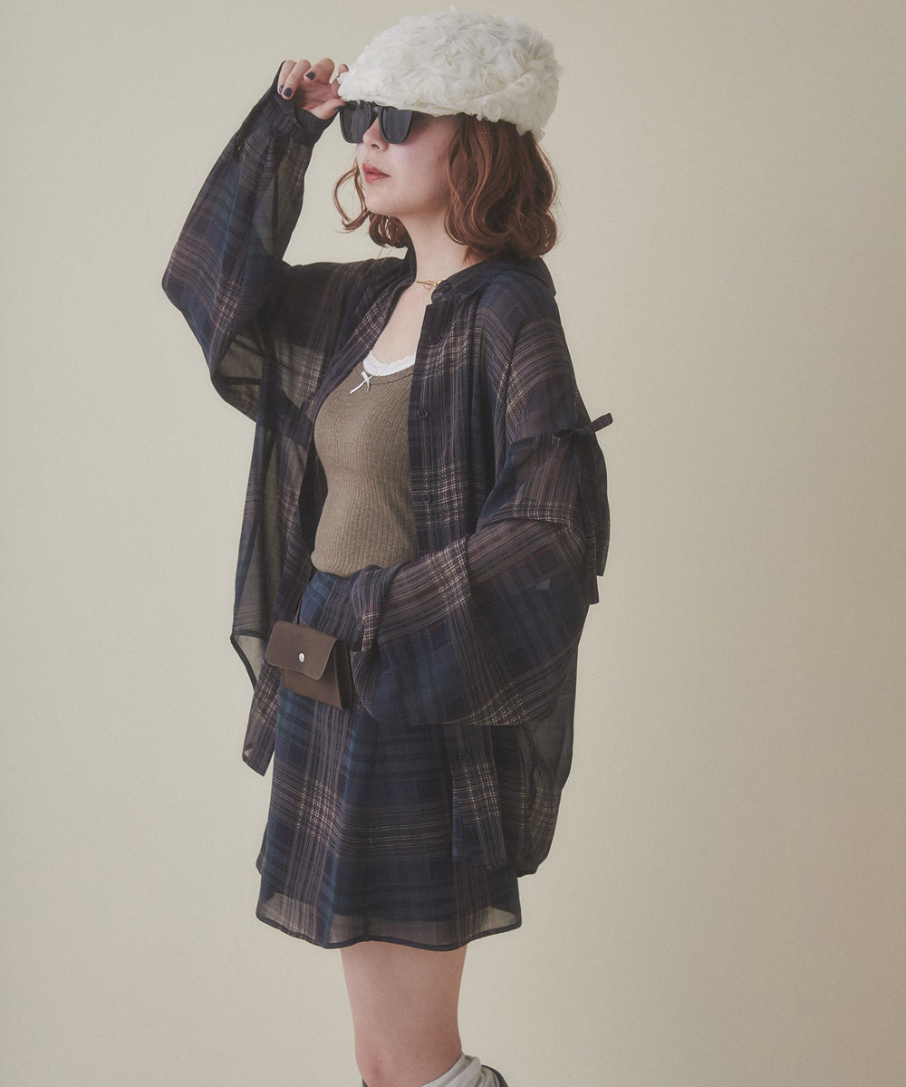 ネイビー モデル：155㎝ F着用