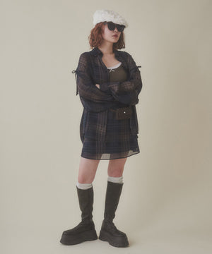 ネイビー モデル：155㎝ F着用