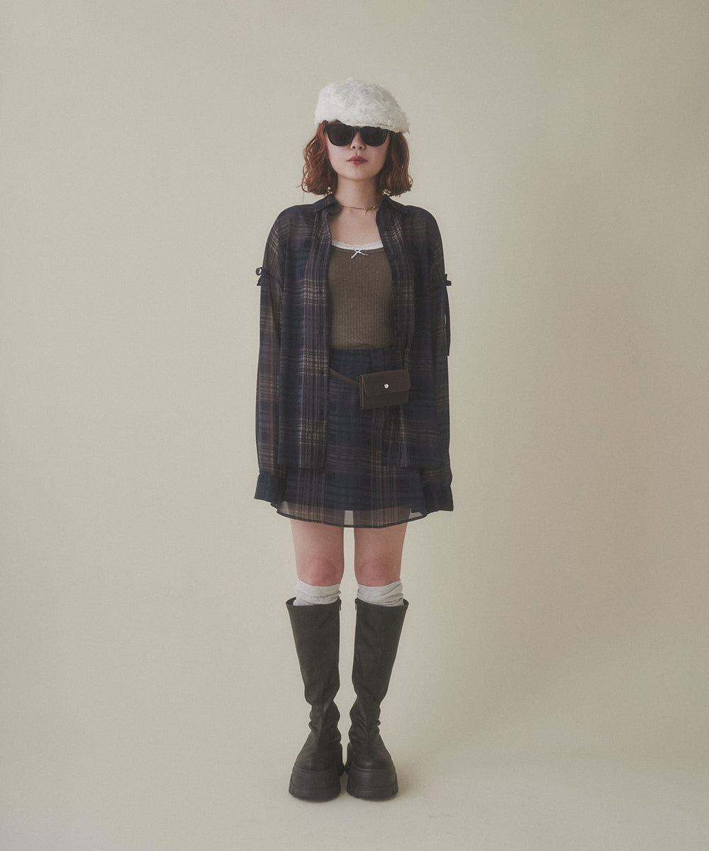 ネイビー モデル：155㎝ F着用