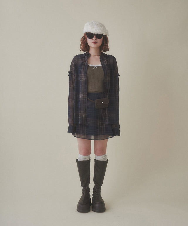 ネイビー モデル：155㎝ F着用