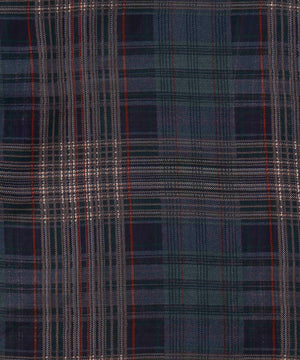 シアーチェックリボンビッグシャツ