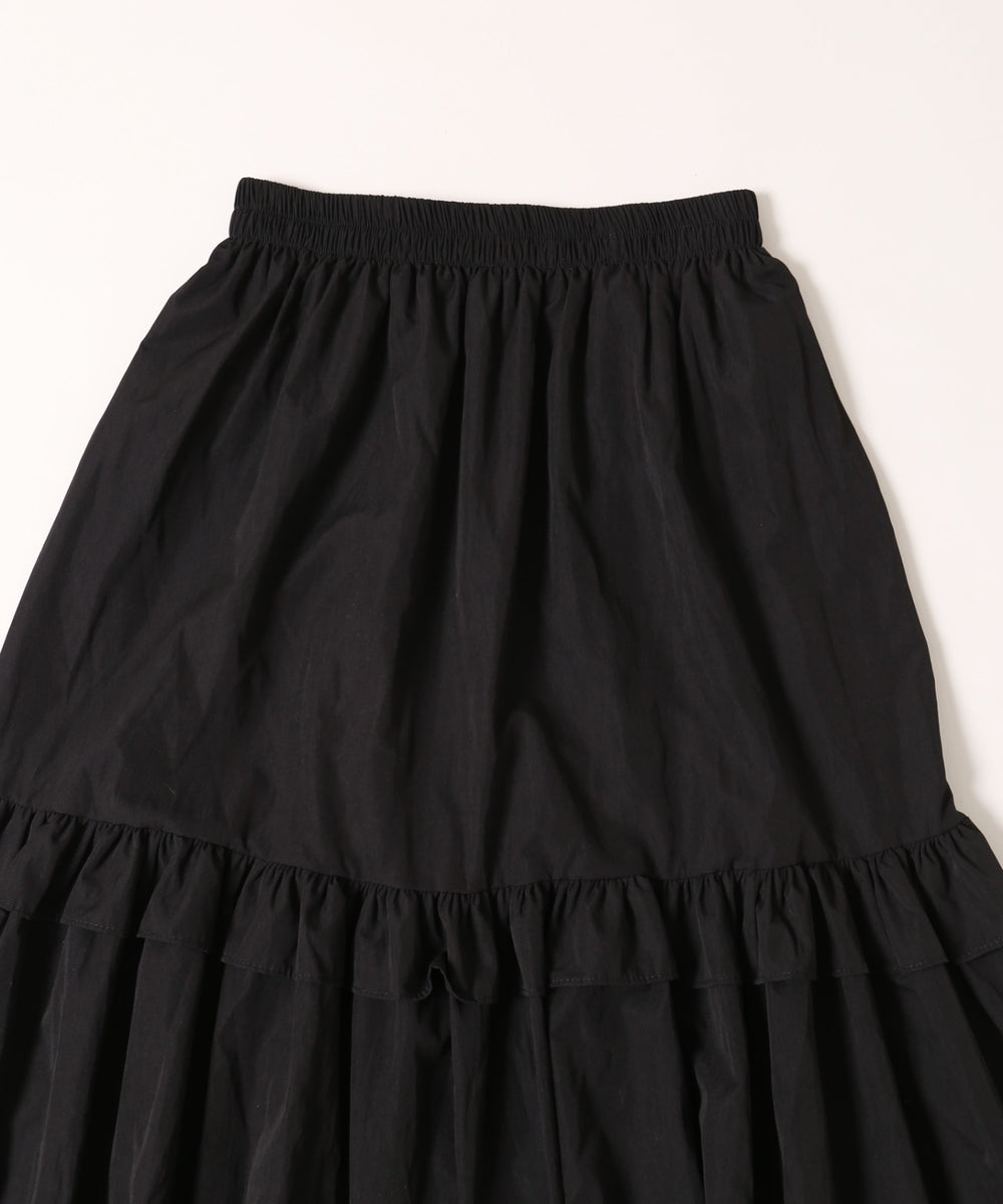 ロングフリルスカート