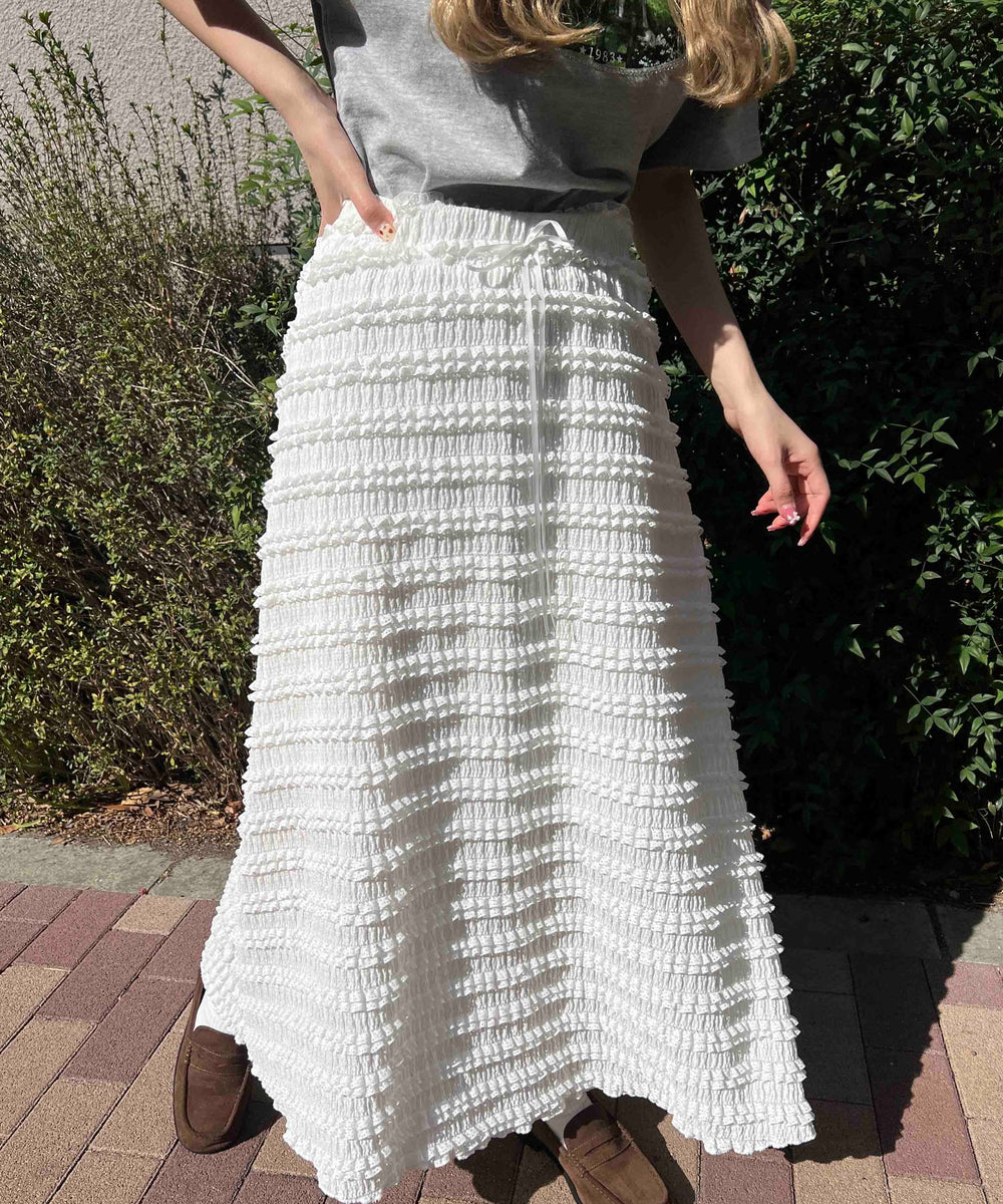 ホワイト モデル：160㎝ F着用