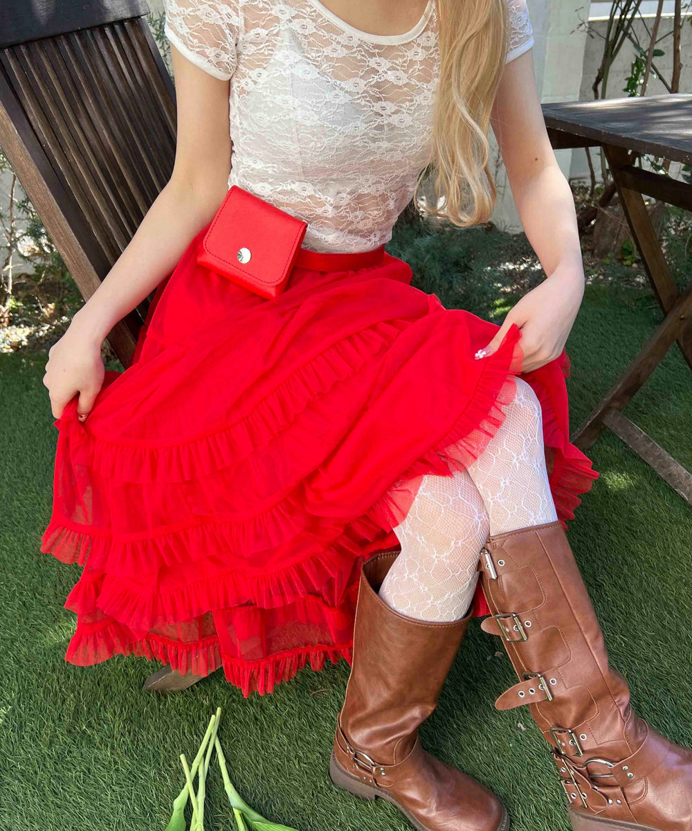 レッド モデル：160㎝ F着用