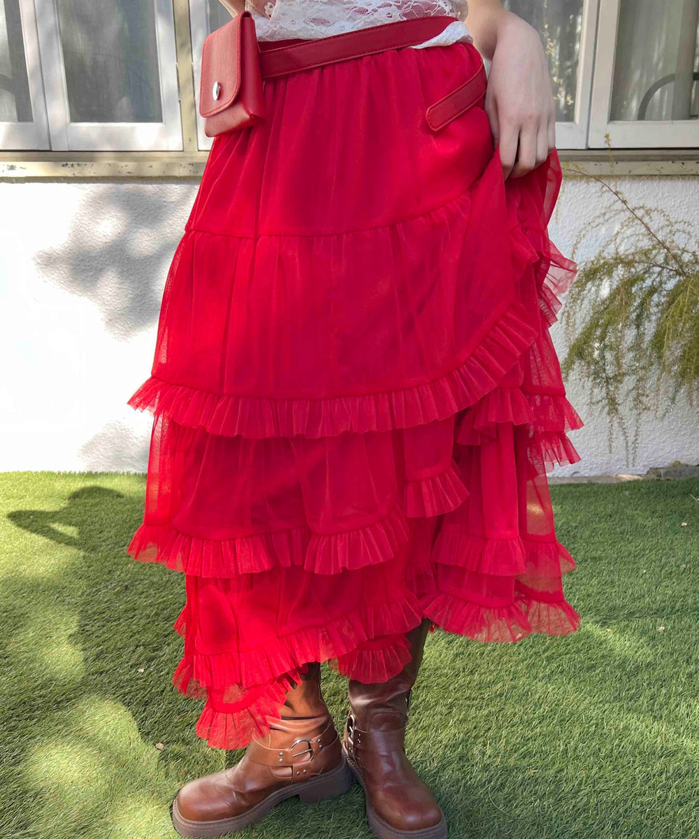 レッド モデル：160㎝ F着用