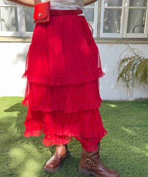 レッド モデル：160㎝ F着用